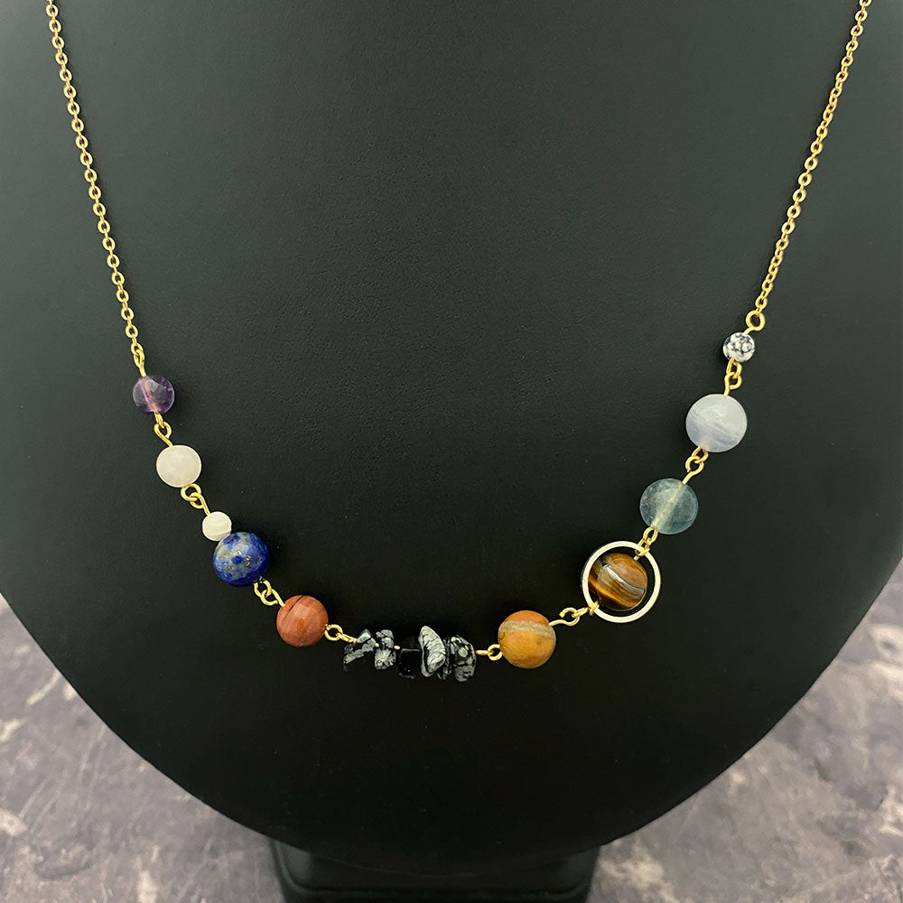 Gemstone Solar System inspired Jewellery