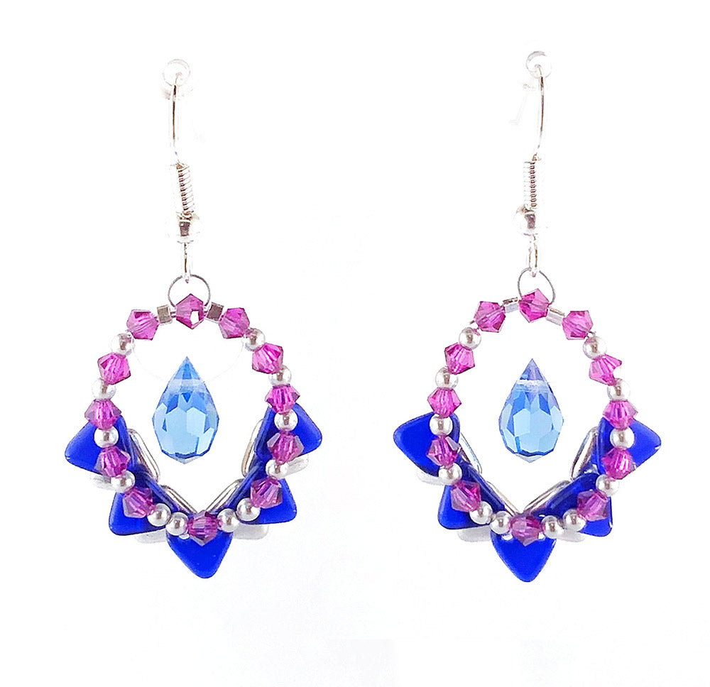 Framed Drop Earrings