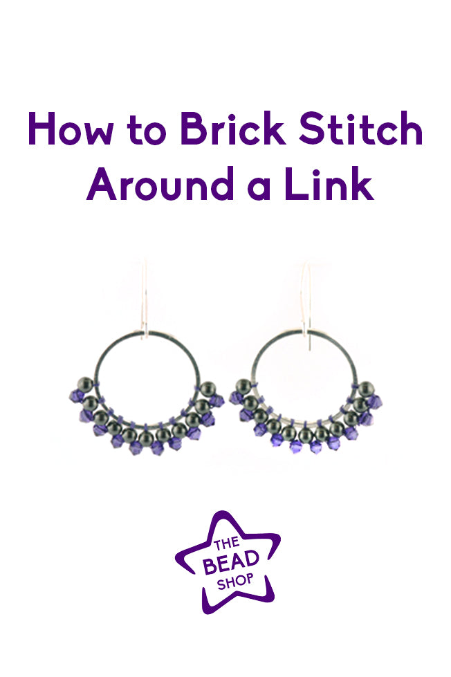 How to Brick Stitch Around a Link
