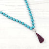 Knotted Mala Bead Necklace