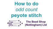 How to do odd count peyote