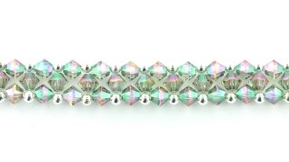 Swarovski XILION Right Angle Weave Bracelet