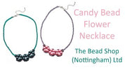 Candy Bead Flower Necklace : DIY