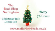 Swarovski Right Angle weave Christmas Tree