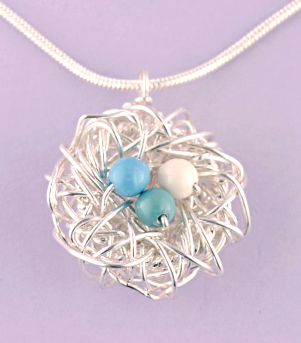 How to Make Wire Birds Nest Jewellery