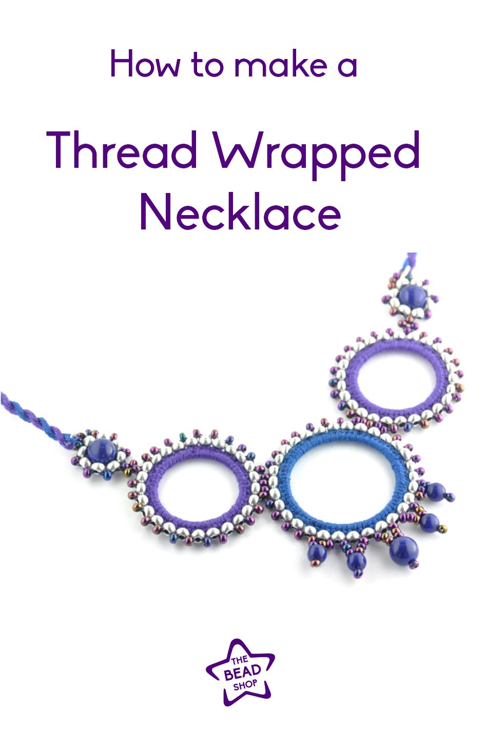 Thread Wrapped Necklace