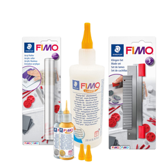 FIMO tools and glazes