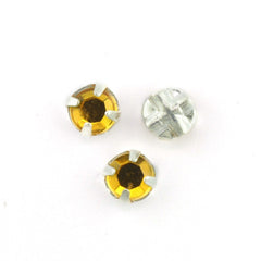 5mm Sew On Crystals 1870 Topaz