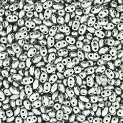 Czech glass miniduo beads