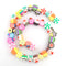 string of polymer clay sweet beads