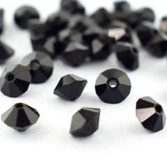 Preciosa Crystal Spacer beads jet
