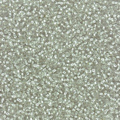 size 13 seed beads silver lined clear 13/0