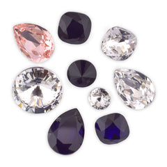 Preciosa crystal rivolis and stones
