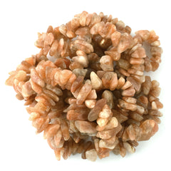 Sunstone Semi precious tumblechip gemstone beads