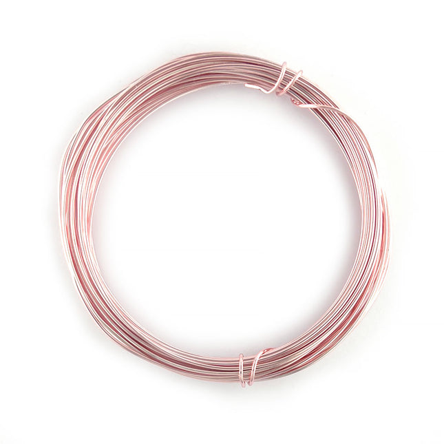 0.8mm diameter rose gold coloured craft wire