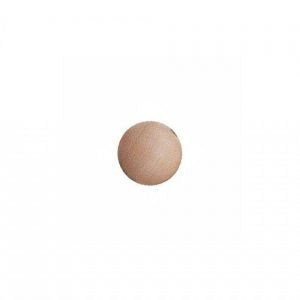 10mm Round Natural Plain Wooden Bead
