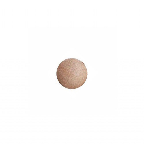10mm Natural Plain untreated wooden bead