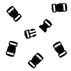 12mm black paracod buckle