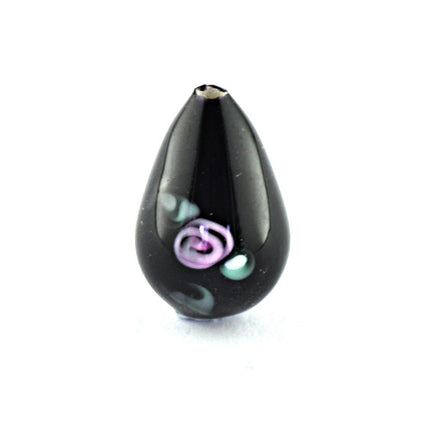 Czech Glass handmade lampwork glass drop bead
