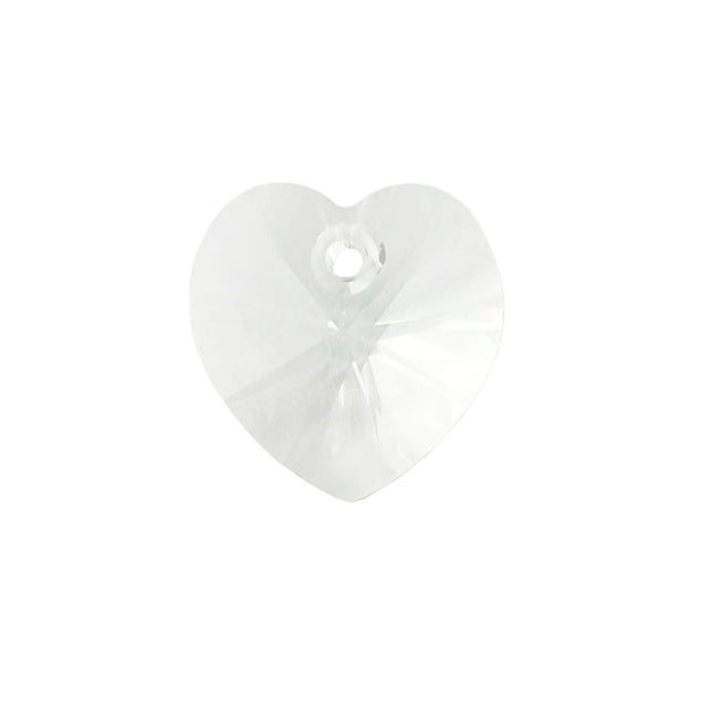 14mm Crystal Heart Pendant Preciosa Crystal