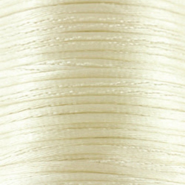 1mm Cream Satin Cord (Rattail)