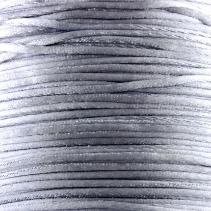1mm Silver Satin Cord (Rattail)