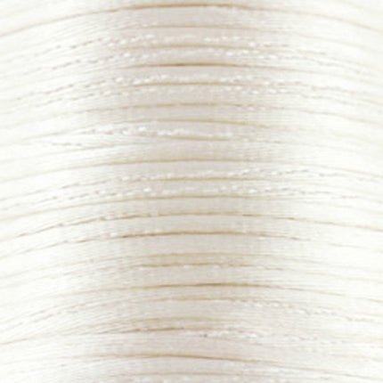 1mm White Satin Cord (Rattail)
