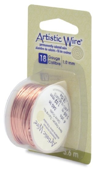 Artistic Wire Rose Gold Wire 1.0mm