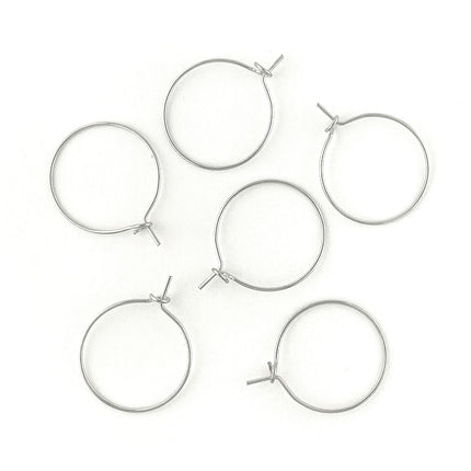 20mm Earring Hoops Stainless Steel