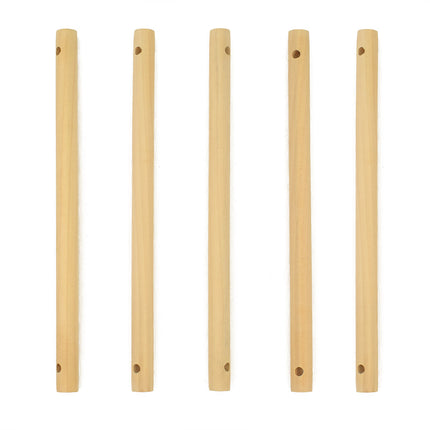 20cm wooden macrame dowel 5 pack