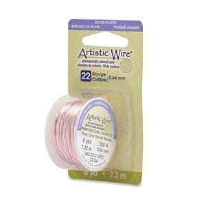 Artistic Wire Rose Gold Wire 0.6mm