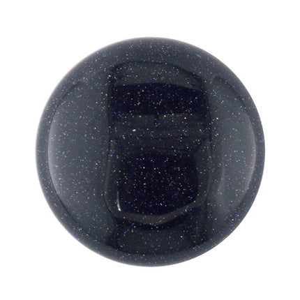 25mm Blue Goldstone Semi-Precious Cabochon