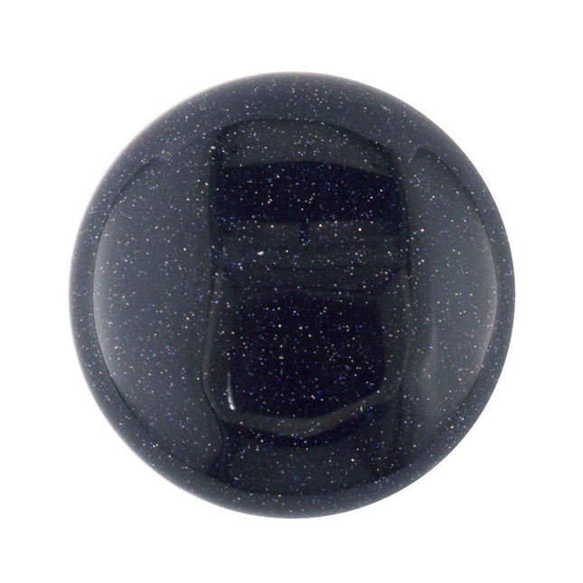 25mm Blue Goldstone Semi-Precious Cabochon