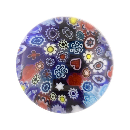 25mm Millefiori Glass Cabochon