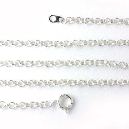 28 inch Belcher Chain Silver Plated