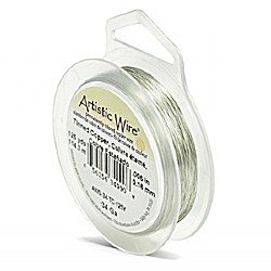 Artisitc Wire 0.16mm silver plated craft wire