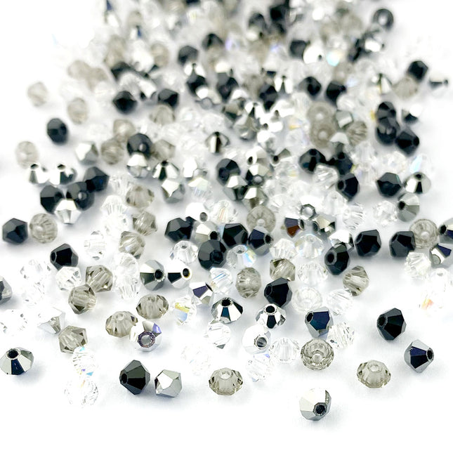 3mm classic mix preciosa crystal bicone beads