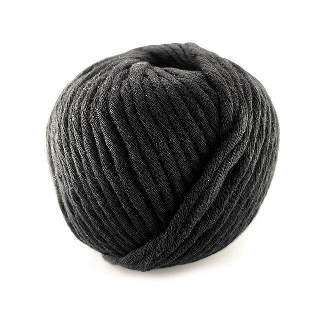 4mm Black Macrame Cotton Cord
