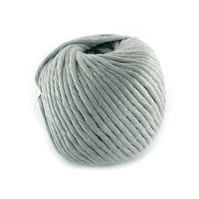 4mm Silver Macrame Cotton Cord