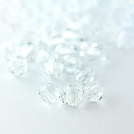 4mm Crystal Round Faceted Preciosa Crystal Bead