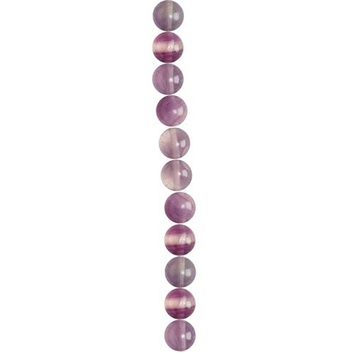4mm Round Fluorite Semi-Precious Beads