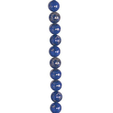 4mm Round Lapis Lazuli Semi-Precious Beads