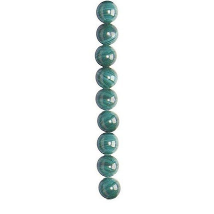 4mm Malachite Round Semi-Precious Beads