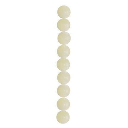 4mm Round Mother of Pearl Semi-Precious Beads