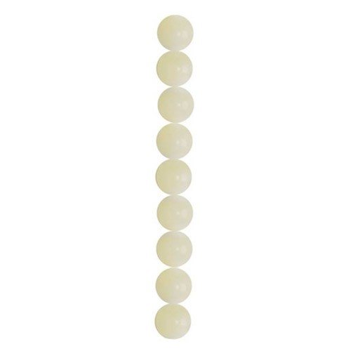 4mm Round Mother of Pearl Semi-Precious Beads