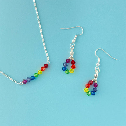 Rainbow bead mix jewellery inspiration