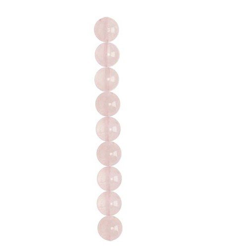 4mm Round Rose Quartz Semi-Precious Beads