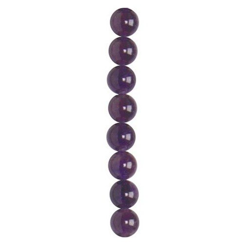 4mm Round Amethyst Semi-Precious Beads
