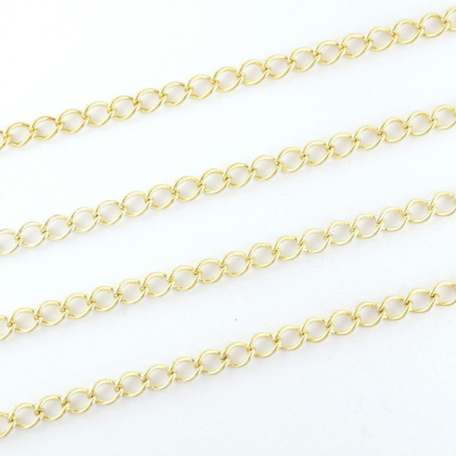 Extension Chain Gold Plated 5.5x4mm