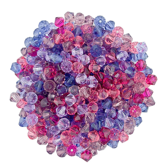 5mm Berry Mix Preciosa Crystal Bicone Beads Qty.100